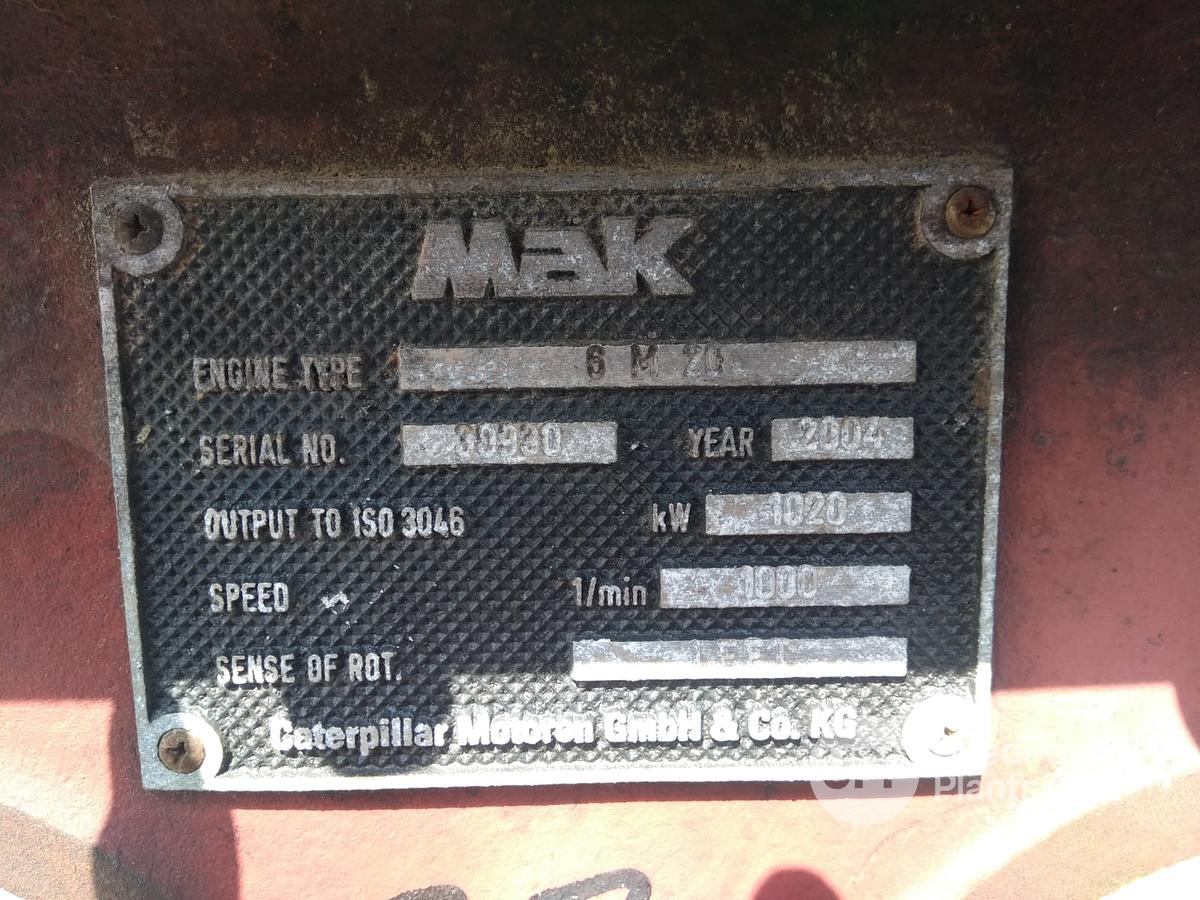 Used Mak 6M20 Engine