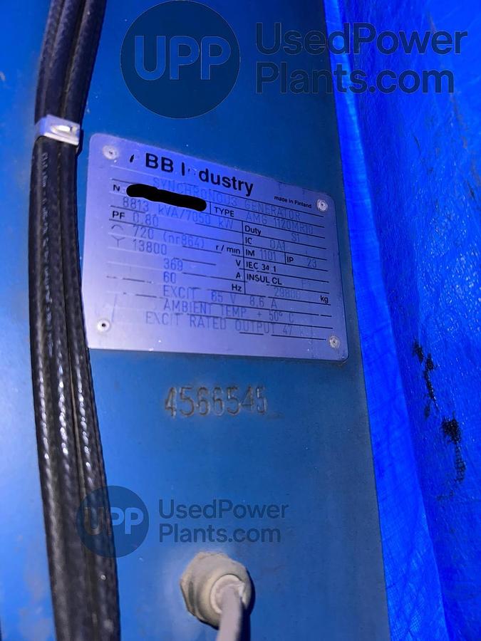 Used 36.4 MW Used Wartsila W18V32 HFO Power Plant For Sale