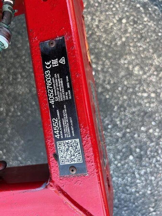 Used 2018 Toro Pro Force Blower Model 44552