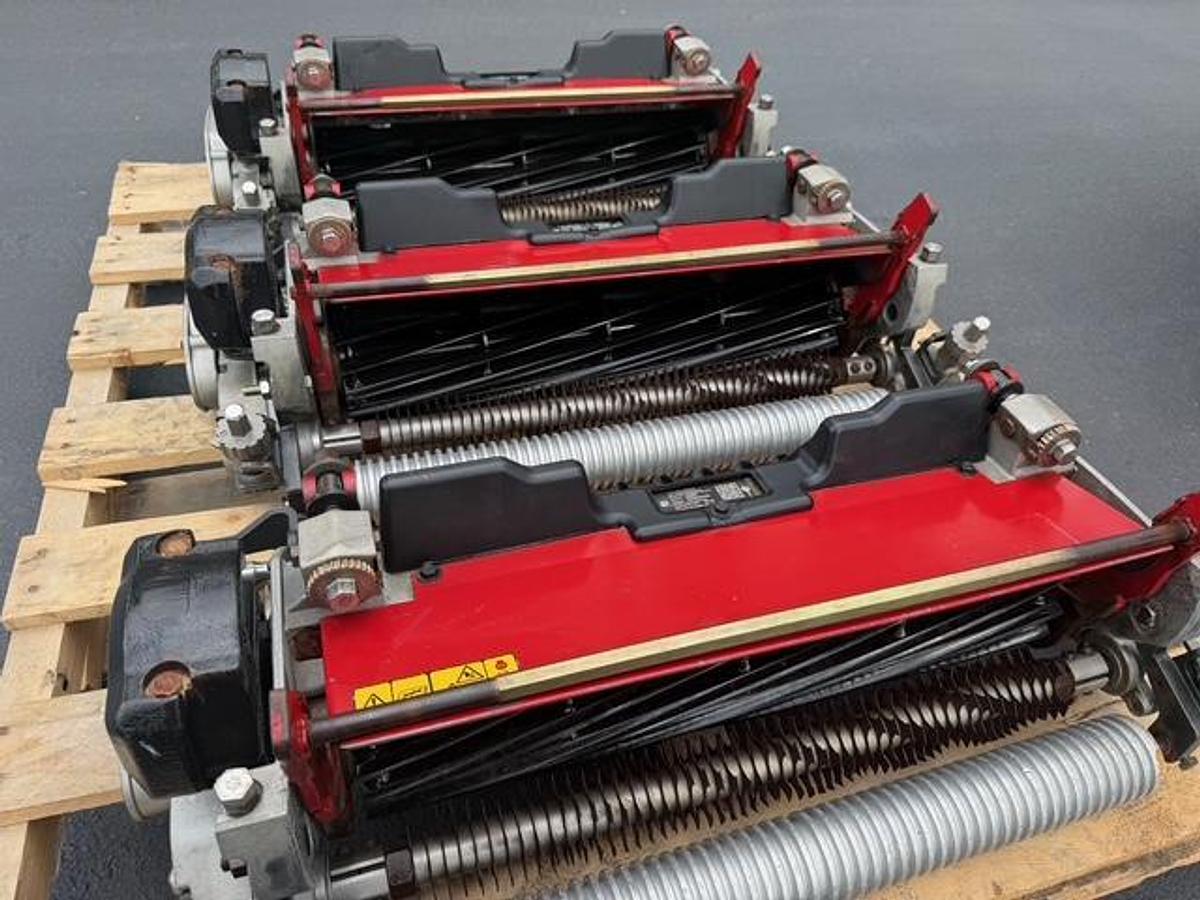 Used TORO Set of Reels Model 04655 with Groomers and Wiehle Rollers