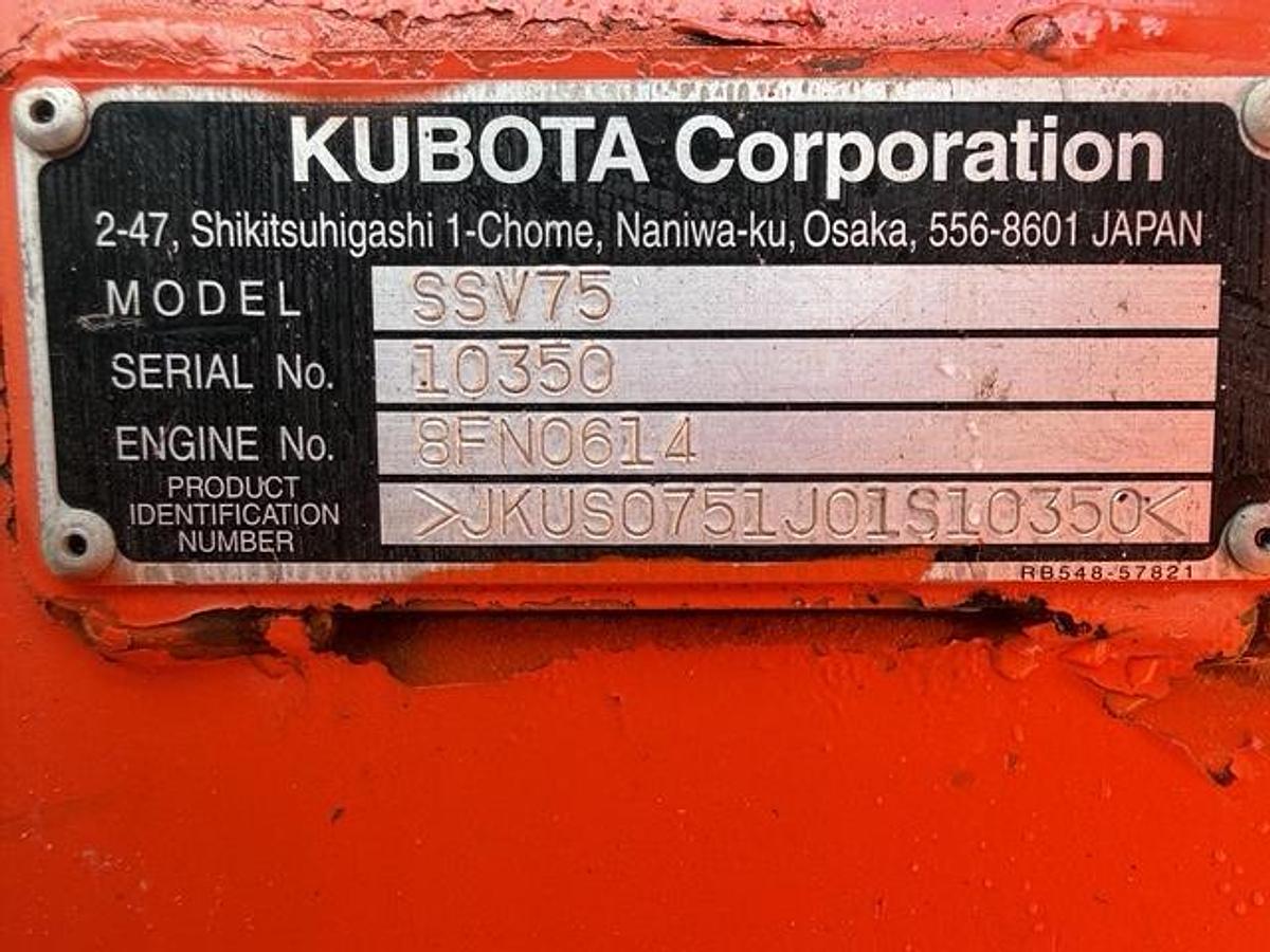 Used 2017 Kubota SSV75