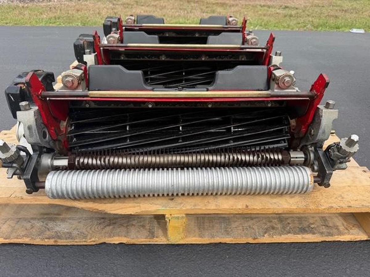 Used TORO Set of Reels Model 04655 with Groomers and Wiehle Rollers