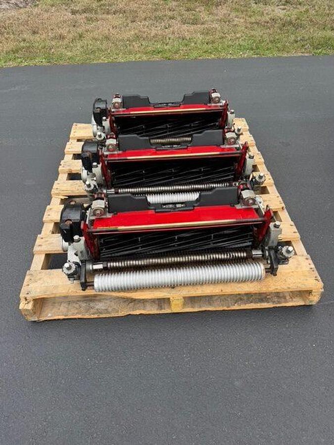 Used TORO Set of Reels Model 04655 with Groomers and Wiehle Rollers