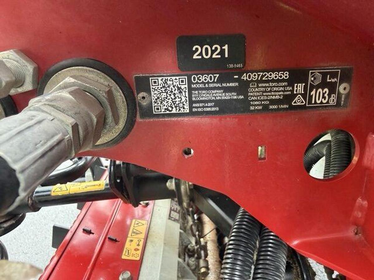 Used 2021 Toro Reelmaster 5510D Model 03607