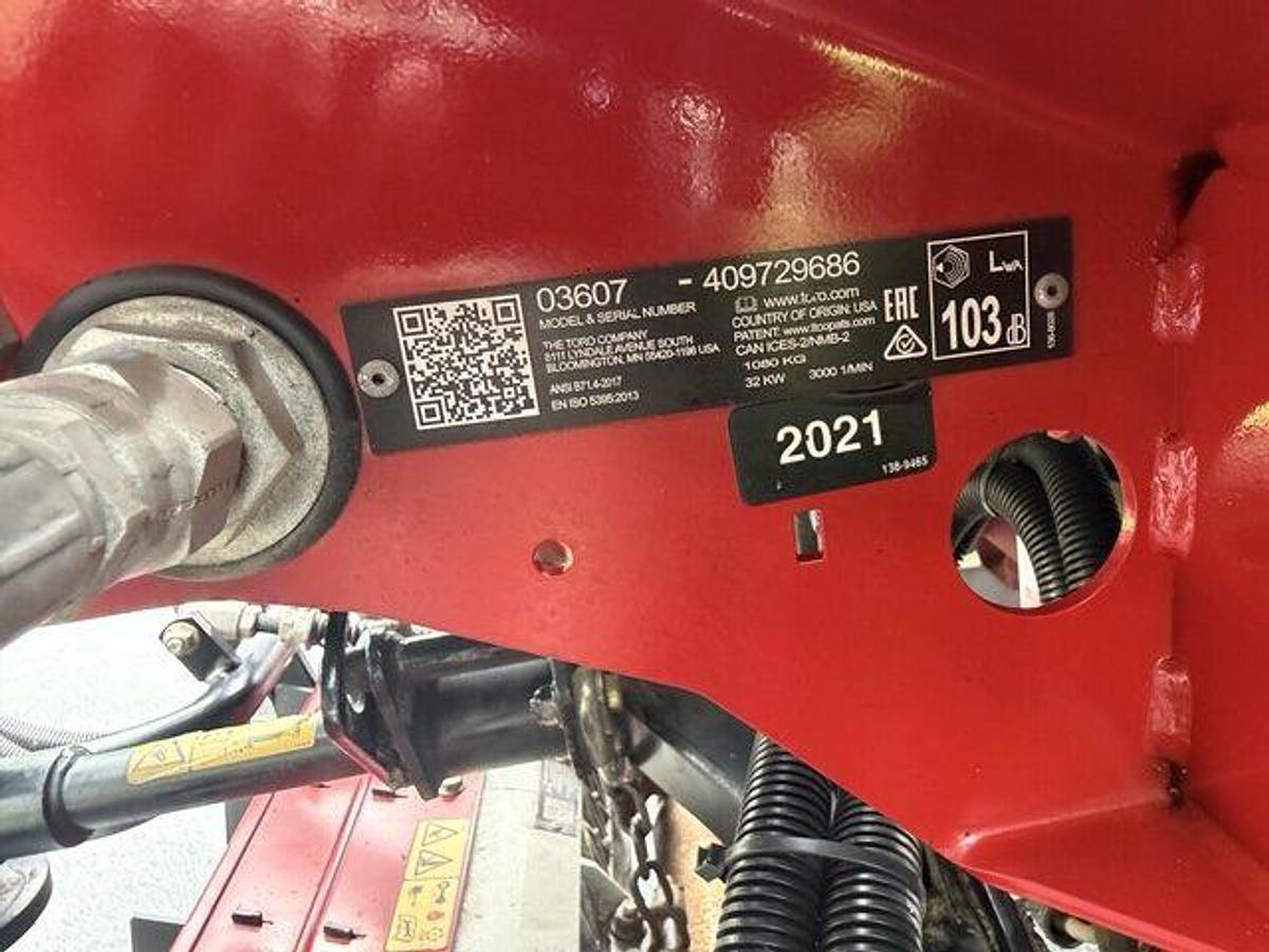 Used 2021 Toro Reelmaster 5510D Model 03607