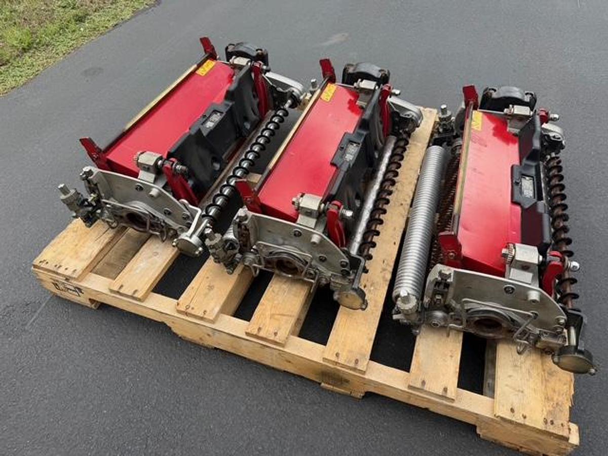 Used TORO Set of Reels Model 04655 with Groomers and Wiehle Rollers