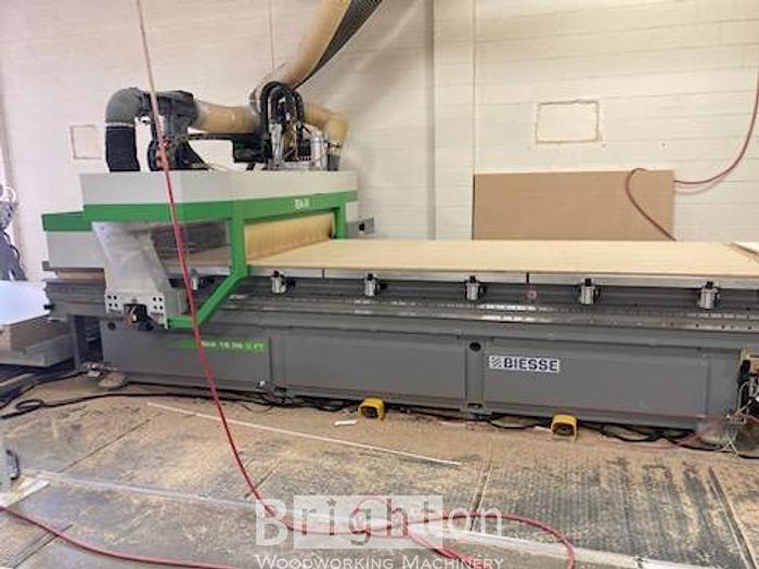 Used 2012 Biesse Skill 1536 G FT used flat table CNC with Load / Offload capability. #BBM2667