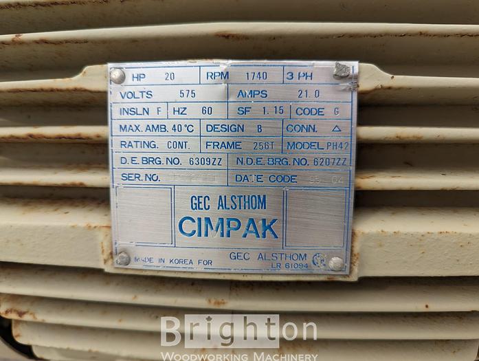 Used Murphy used 20hp Pulse dust collector #BBM2534