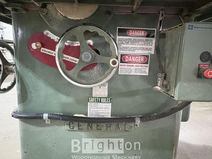 Used General Used Cabinet Table Saw #BM2681