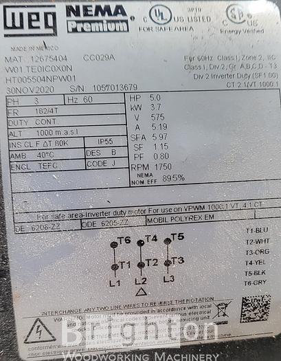 Used DeVilbiss Tap5050 80 Gallon Used Air Compressor #BM2466