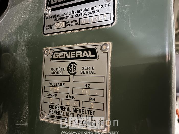 Used General Mfg Co. Ltd (Canada) Model 350 Used Vintage Cabinet Table Saw with fence #BM2634