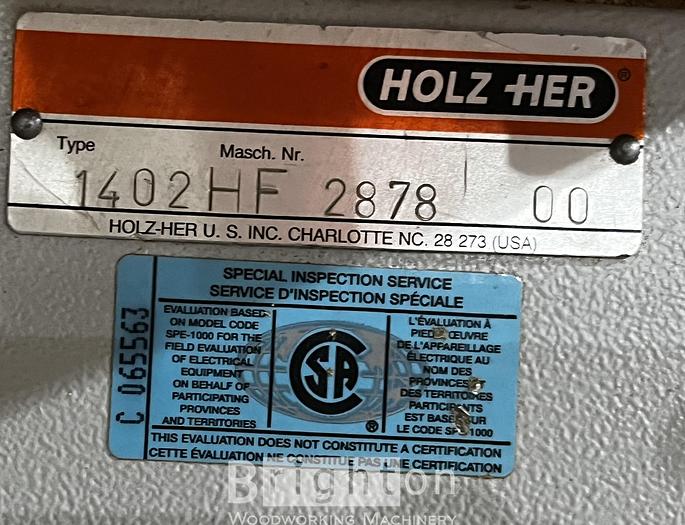 Used 2000 Holzher Genesis 1402HF Used Edgebander #BM2500