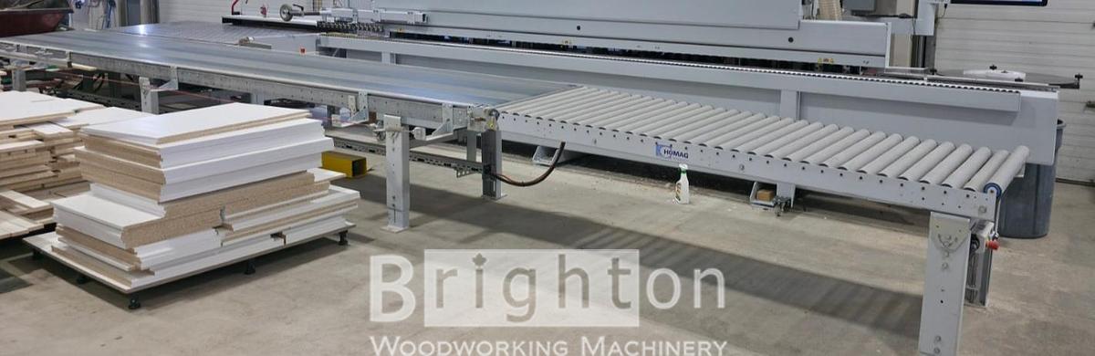 Used 2014 Homag Brandt Highflex 1650 (KDF 650) used edgebander with Boomerang return conveyor #BBM2762