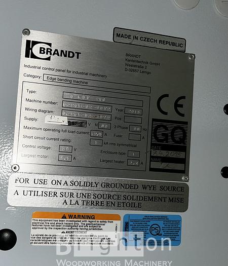 Used 2015 Brandt KDN 210 Ambition 1210 Used Edgebander #BM2558