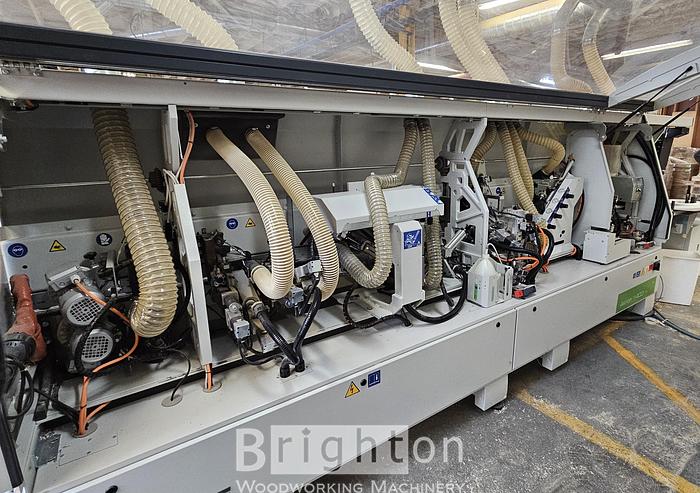 Used 2017 Biesse Akron 1440A used edgebander with Corner Rounding and Premilling ++ #BM2661