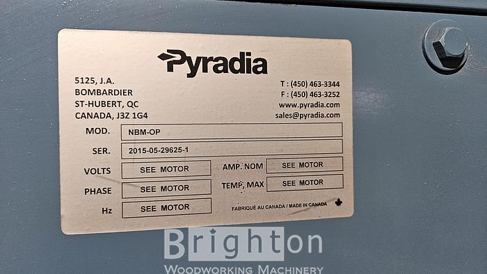 Used 2015 Belfab NBM-OP 10HP Used Dust Collector, 12 inch inlet, 4600 CFM #BM2567