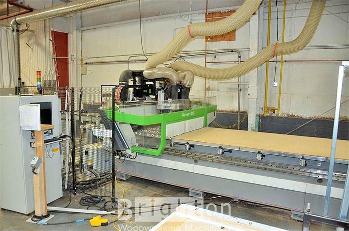 Used 2010 Biesse Rover Gantry 512 CNC Router with Load/Unload System and Auto Label #BM2438