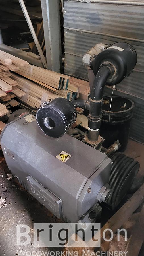 Used 2008 Biesse Rover A 3.40FT 4'x12' Used CNC Router with Vacuum Pump #BM2448