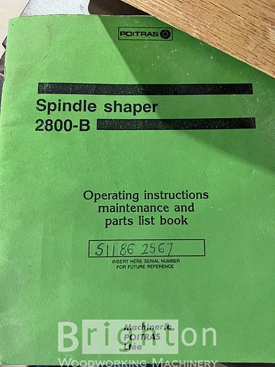 Used Poitras 2300 #CBM2452