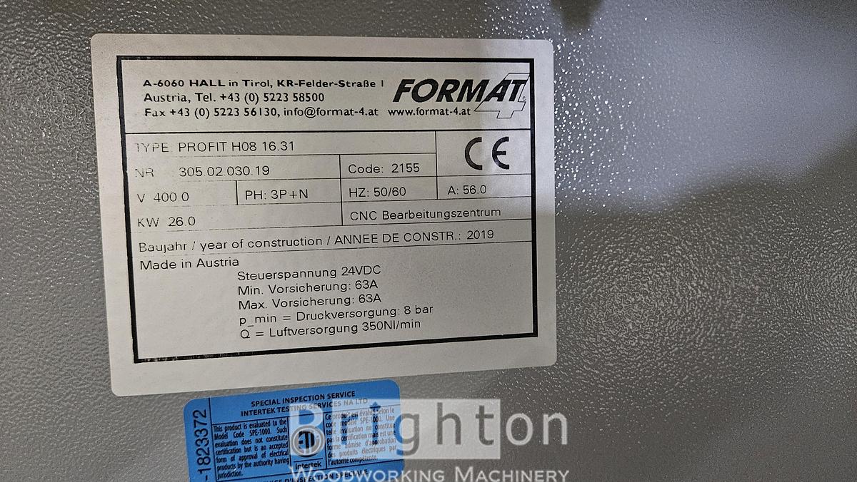 Used Felder 5 x 10 used CNC. "Why settle for 'good enough' when you can have CNC perfection?" #BM2713