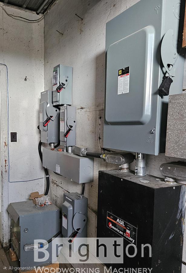 Used American Rotary Used heavy duty rotary phase converter in mint condition. System will be removed from the wall and prepared on a skid for shipping. #BM2866