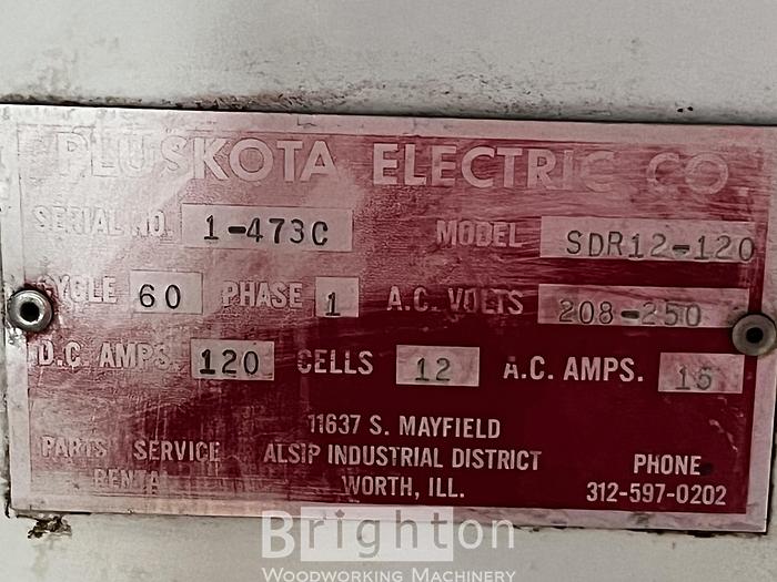 Used Johnston Equipment model 810 Used Electric Forklift #BM2624