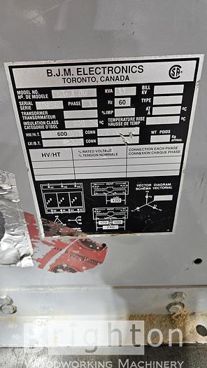 Used Wadkin model PU 1319 used heavy duty Straight Line Ripsaw #BM2576