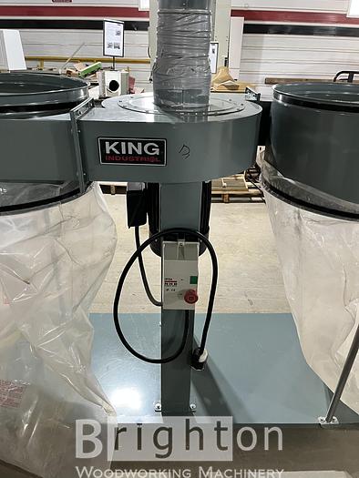 Used 2021 King Industrial KC-5043FX2 5HP Used Dust Collector #BM2480