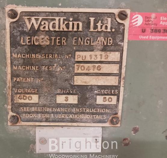 Used Wadkin PU 1319 #BM2576