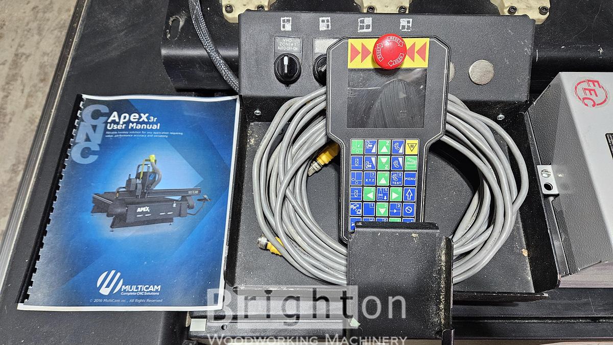 Used 2018 Multicam Apex 3R used 4 x 8 flat table CNC #BM2709