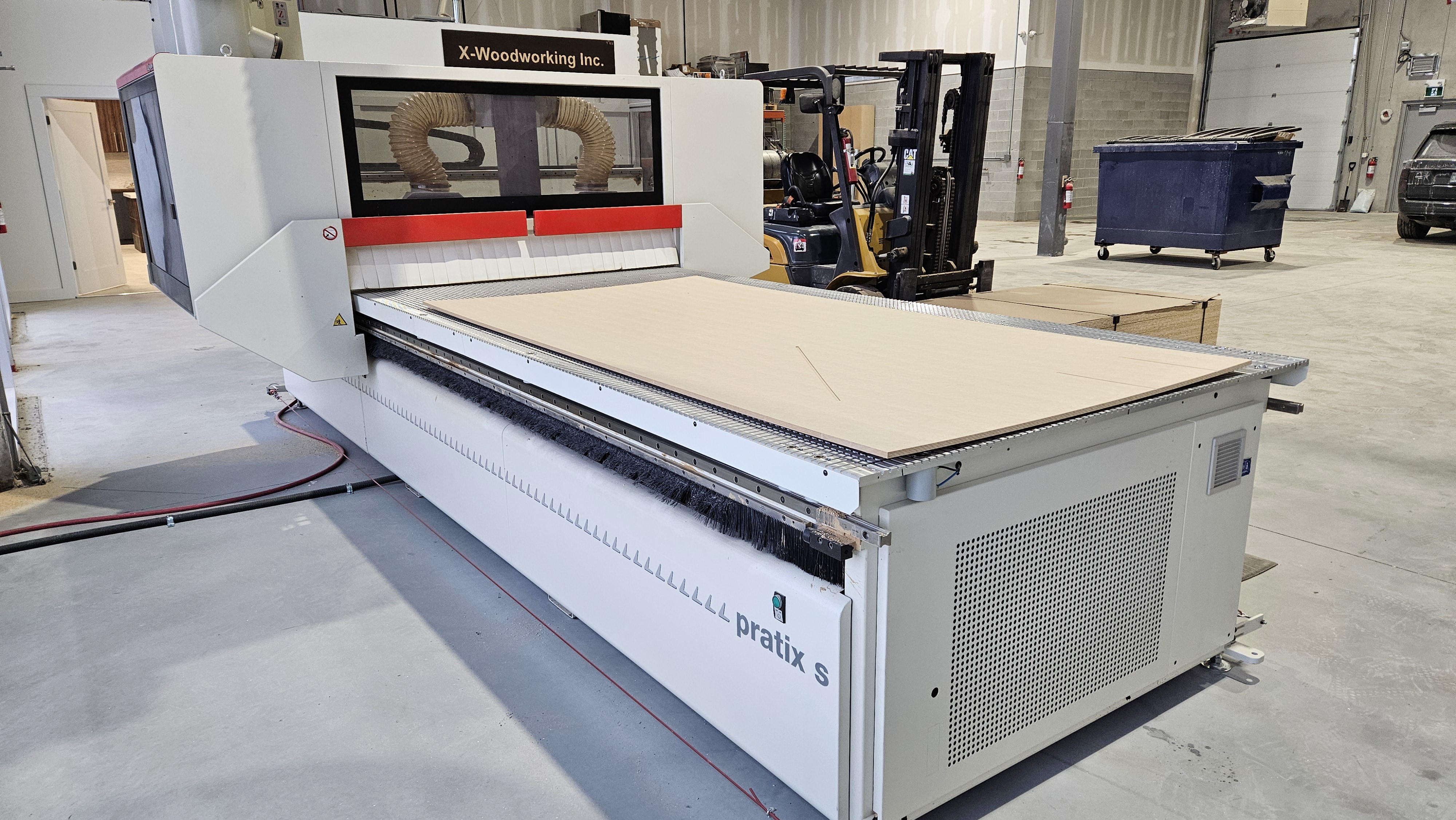 Used SCM Pratix-S15B used Flat table CNC #BM2563