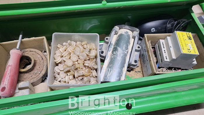 Used 2008 Biesse Rover A 3.40FT 4'x12' Used CNC Router with Vacuum Pump #BM2448