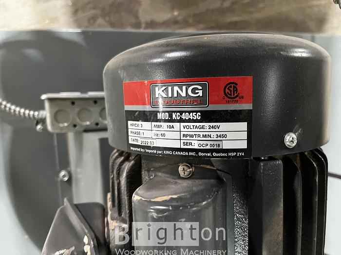 Used 2022 King KC-4045C Used 3HP Dust Collector #CBM2586