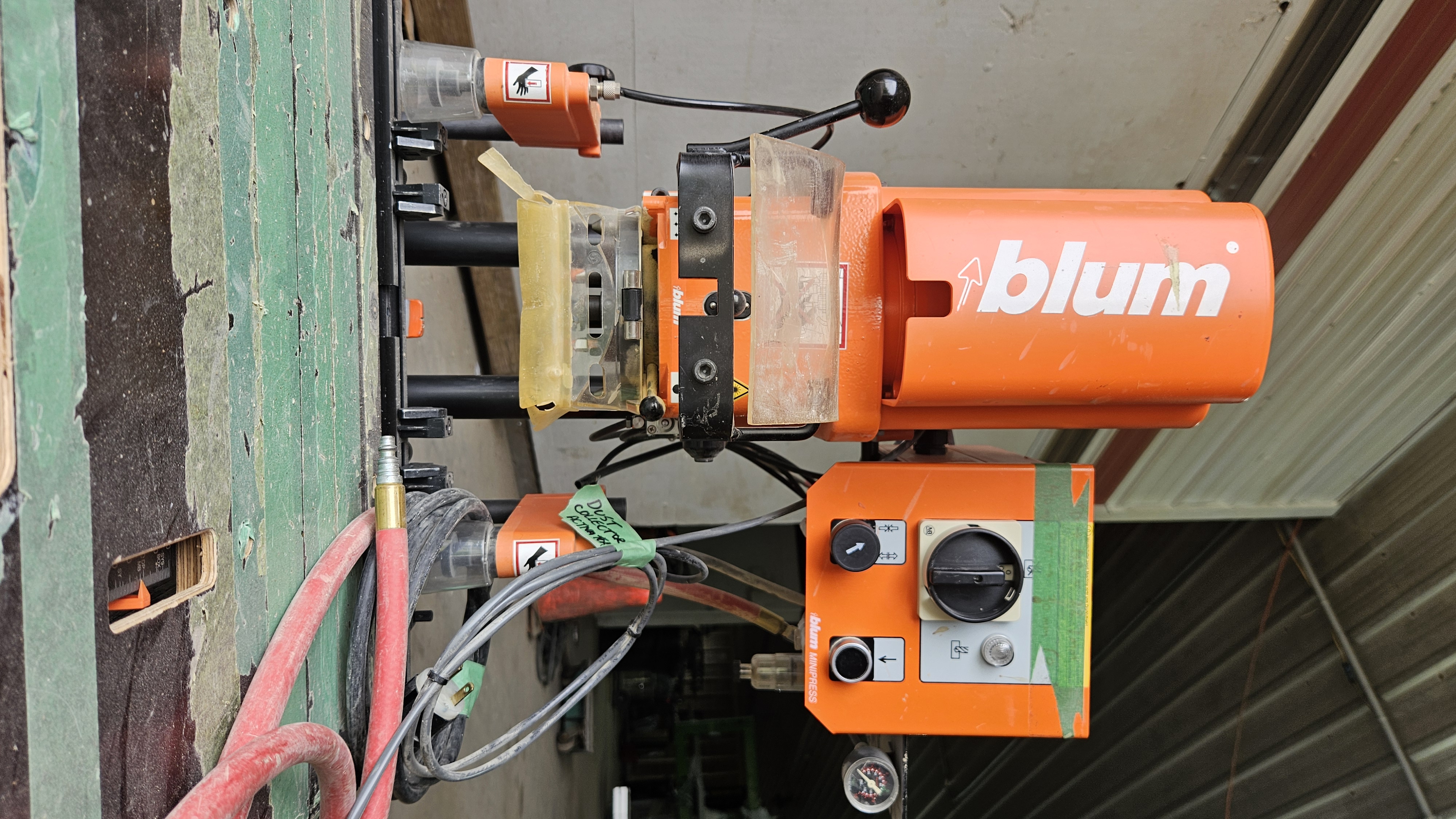 Used Blum Minipress P Hinge Machine #BM2832