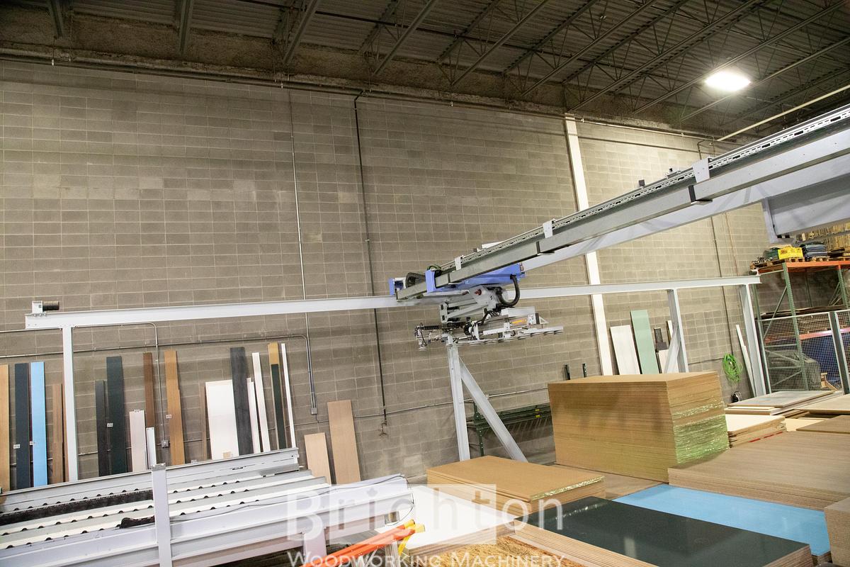 Used 2017 Homag HOMAG INTELLISTORE TLF211/9/16 (2017) With HOLZMA HPP230/38/38 BEAM SAW(2013) #BBM2858