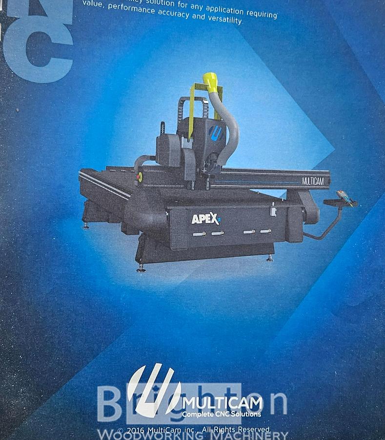 Used 2018 Multicam Apex 3R used 4 x 8 flat table CNC #BM2709