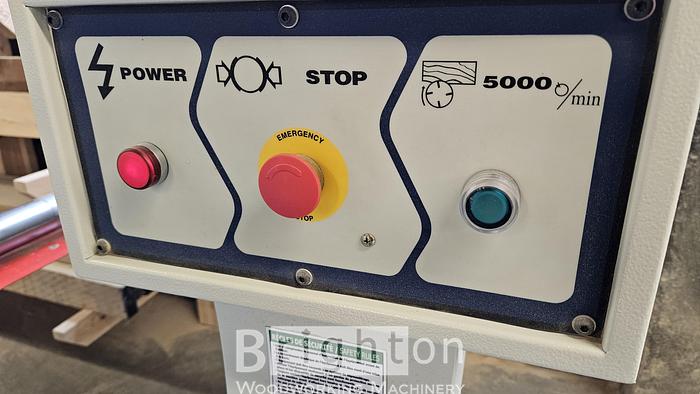 Used 2023 Holytek CM-405BEHT-600 lightly used, like new Jointer with insert knife head. #BM2663