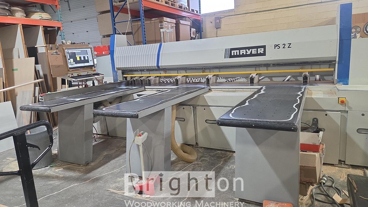 Used 2009 Mayer 6062 used 10ft beam saw. #BBM2754