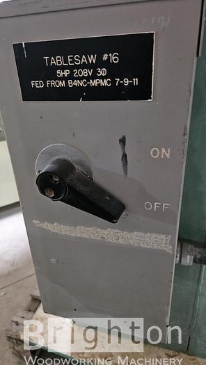 Used General  550 Used 5hp Cabinet Table Saw  #BM2682