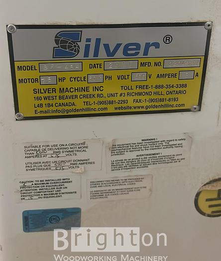 Used 2015 Silver SF-45A Used sliding table saw #BM2554