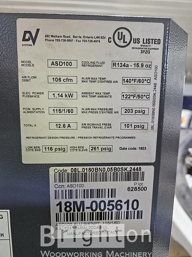 Used Mac-air  Devilbiss Used Screw Compressor #BM2511