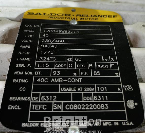 Used 2008 Travaini Pumps TRO 500S-1A 40HP used vacuum pump. #CBM2455