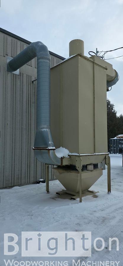 Used Murphy MKA-750 used dust collector With Dumpster Bin #BBM2761