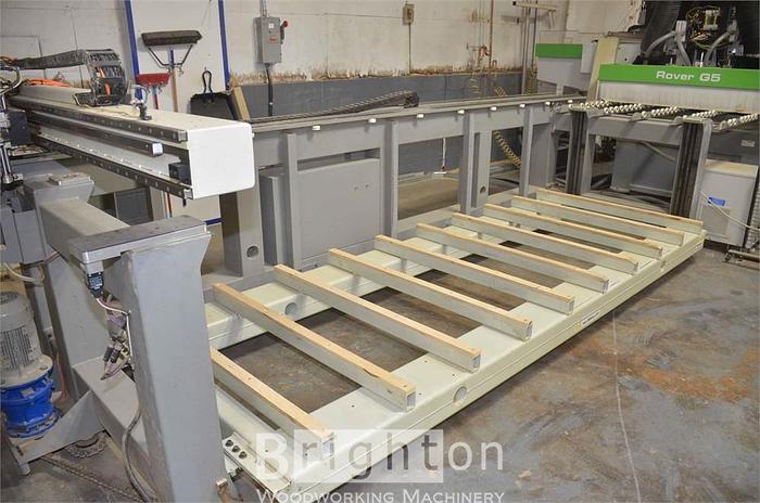 Used 2010 Biesse Rover Gantry 512 CNC Router with Load/Unload System and Auto Label #BM2438