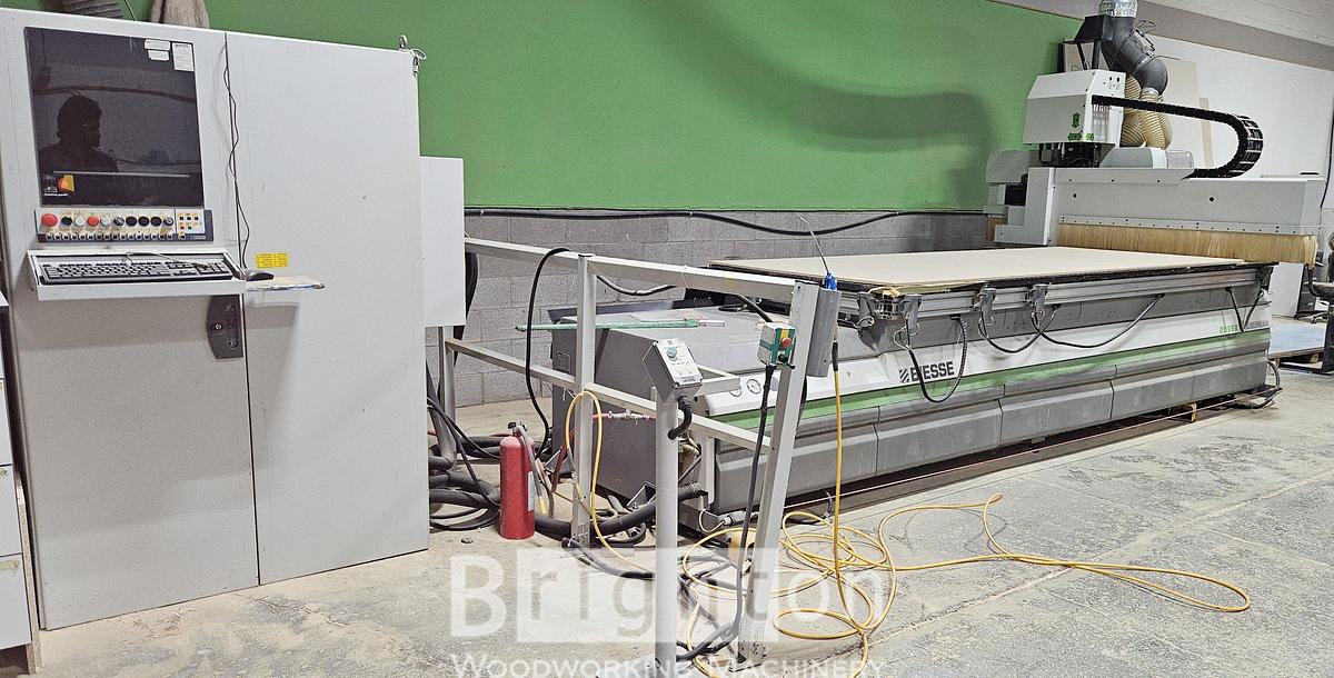 Used 2006 Biesse Rover B 4.40 FT used flat table nesting CNC #BBM2844