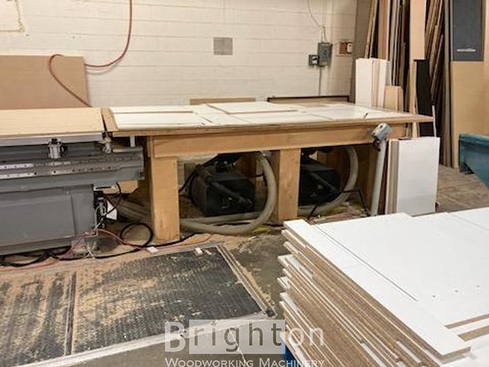 Used 2012 Biesse Skill 1536 G FT used flat table CNC with Load / Offload capability. #BBM2667