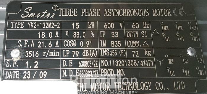 2023 BH Engineering (NEW) 20 HP Air Compressor with air dryer and holding tank. #NBM2391