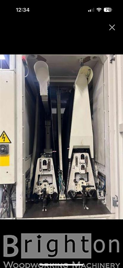 Used 2009 SCM DMC, model USK 1650 PS, 2 head widebelt sander with 65 inch capacity #BBM2740
