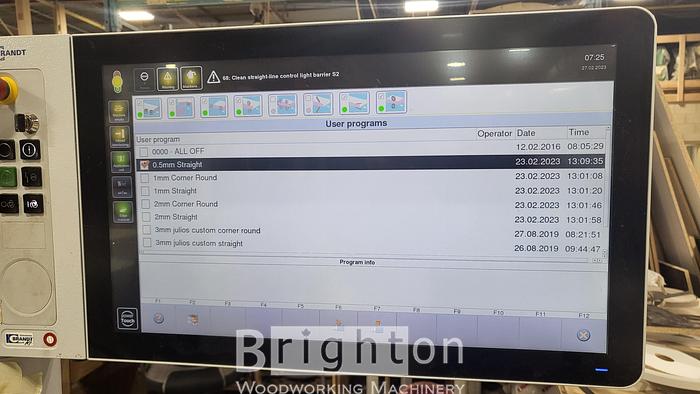 Used 2013 Brandt Optimat KDF 660 SC Used Edgebander with Ait-Tec #BM2439