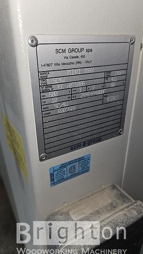 Used 2017 SCM Nova SI400ep used 10' sliding table saw w/ programable Tilting Blade #BM2632